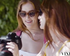 vixen killer redheads entice bartender while on vacation