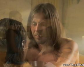 Black stunner is getting a utter bod rubdown from a dude who just wants to sate her