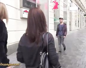 Thrilled lezzies are making enjoy with each other in a rubdown apartment and bellowing a bit