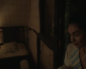 Lily James - The Delve (2021) celebs a bare-chested sequence from the video