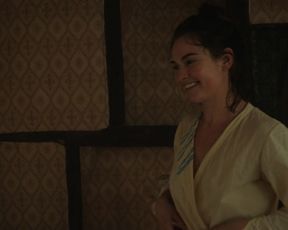 Lily James - The Delve (2021) celebs a bare-chested sequence from the video