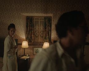 Lily James - The Delve (2021) celebs a bare-chested sequence from the video