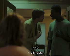 Lena Schmidtke - Berlin Alexanderplatz (2020) celebrity a bra-less sequence from the video