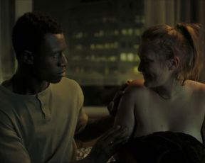 Lena Schmidtke - Berlin Alexanderplatz (2020) celebrity a bra-less sequence from the video