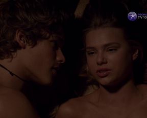 Indiana Evans - Blue Lagoon The Enlivenment (2012) actress a bare-breasted vignette from the flick