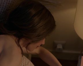 Lily Collins - Emily in Paris s01e01-ten (2020) celebrity bare breasts gig