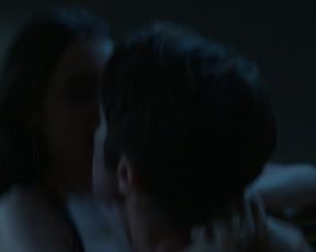 Lily Collins - Emily in Paris s01e01-ten (2020) celebrity bare breasts gig