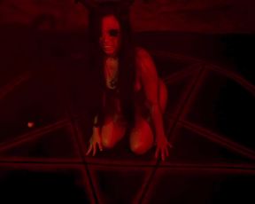 Larissa Anzoategui, Nathalia Borioli â Dominatrix Nocturna (2021) celeb a bra-less gig from the video