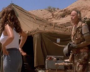 Deborah Shelton, Bridget Marks - Circuitry Dude II (1994) actress booby scorching sequence