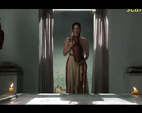 Lucy Lawless Bare Fun Bags Vignette In Spartacus
