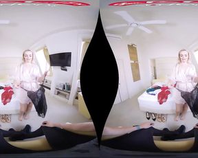 Czech Ash-Towheaded Victoria In VR Porno