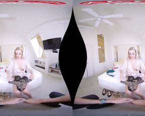Czech Ash-Towheaded Victoria In VR Porno