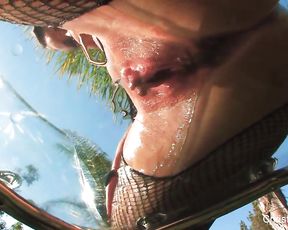 Christy Mack Lubricates Up Her Snatch And Bootie