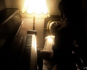 Hot Girl Elza - My Erotical Piano (masturbation)