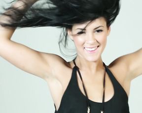 Naked Brunette on a Swing - Nude Art Video