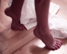 Naked Model on the Bed - Nude Art