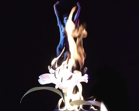 Naked on Stage -  - Art Flame Lily