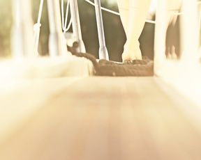 Naked on Stage - Sunset Outdoors