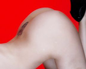 Nude Art - Girl in Red Room