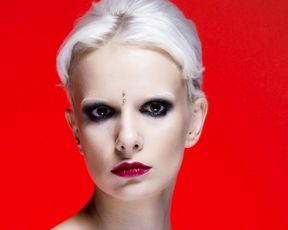 Nude Art - Girl in Red Room