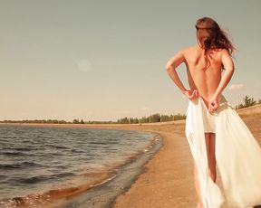 Nude Art - Girl on a Beach