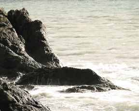 Nude Art - Naked Girl and North Wind