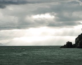 Nude Art - Naked Girl and North Wind