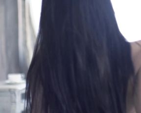 Nude Art Girl - Naked Brunette - White Label