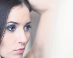 Nude Art Girl - Naked Brunette - White Label