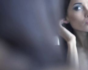 Nude Art Girl - Naked Brunette - White Label