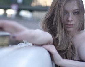 Nude Art Girl - Walk along the River