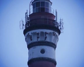 Nude Art Girl - lighthouse Hot