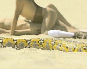 Nude Art Outdoor  - Two Girls on the Sand