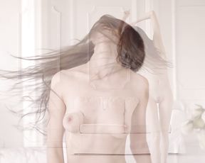 Nude Art Video - Brunette Whirling