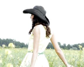 Nude Outdoors - Hot Brunette