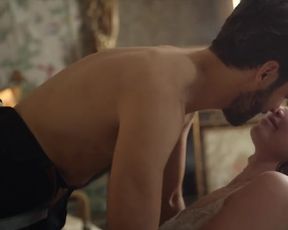 Lily James, Emily Beecham sexy and nude scenes - The Pursuit of Love s01e01-03 (2021) TV movie