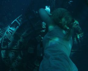 Emily Blunt hot - Jungle Cruise (2021) Underwater scene