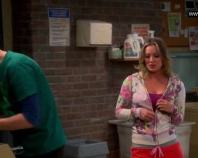 Kaley Cuoco hot - Displays her Brassiere, Phat Boobies - the Thick Pulverize Theory S07e11 (2013) Bikini Celebs