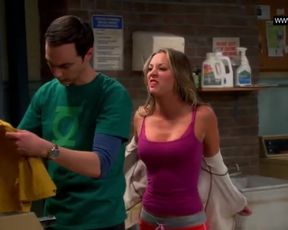 Kaley Cuoco hot - Displays her Brassiere, Phat Boobies - the Thick Pulverize Theory S07e11 (2013) Bikini Celebs