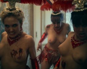 Monica Lopez, Sabine Varnes, Kelly Phelan nude - Army of the Dead (2021) topless short episode