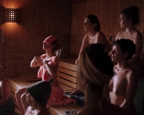 Naked (nackte) Movie Scene -  Ein Saunagang (2021) All Nude scene
