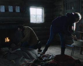 Robin Wright - Land (2021) celebs nude boobs scene