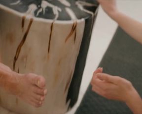 Kristin Davis, Greer Grammer - Deadly Illusions (2021) actress nude boobs scene