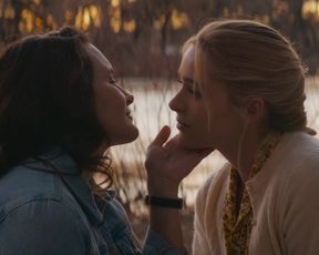 Kristin Davis, Greer Grammer - Deadly Illusions (2021) actress nude boobs scene