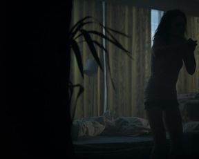 Olga Kurylenko, Marine Duvivier - Sentinelle (2021) celebrity nude boobs scene