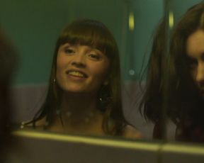 Olga Kurylenko, Marine Duvivier - Sentinelle (2021) celebrity nude boobs scene