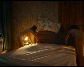 Sara Klimoska, Ana Stojanovska, Kamka Tocinovski, Simona Spirovska nude. Kaymak (2022). Nudity and Lesbian Scenes