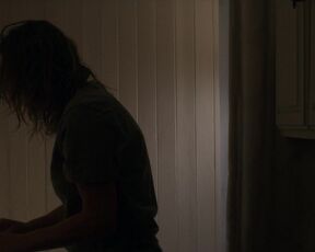 Christine Beaulieu topless, Marie-France Marcotte nude. Frontières (2023). Lesbian scene