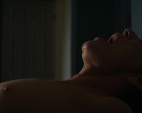 Christine Beaulieu topless, Marie-France Marcotte nude. Frontières (2023). Lesbian scene