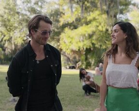 Adria Arjona nude. Hit Man (2023). Nudity and sex scene